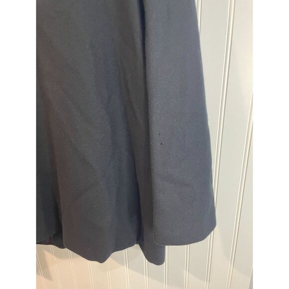 Sag Harbor Womens Black Wool Blazer Size 14 Velvet Collar Lining - Picture 6 of 13